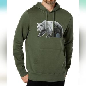 The North Face Bear Pullover Hoodie Sweatshirt Men's XL Dark Green